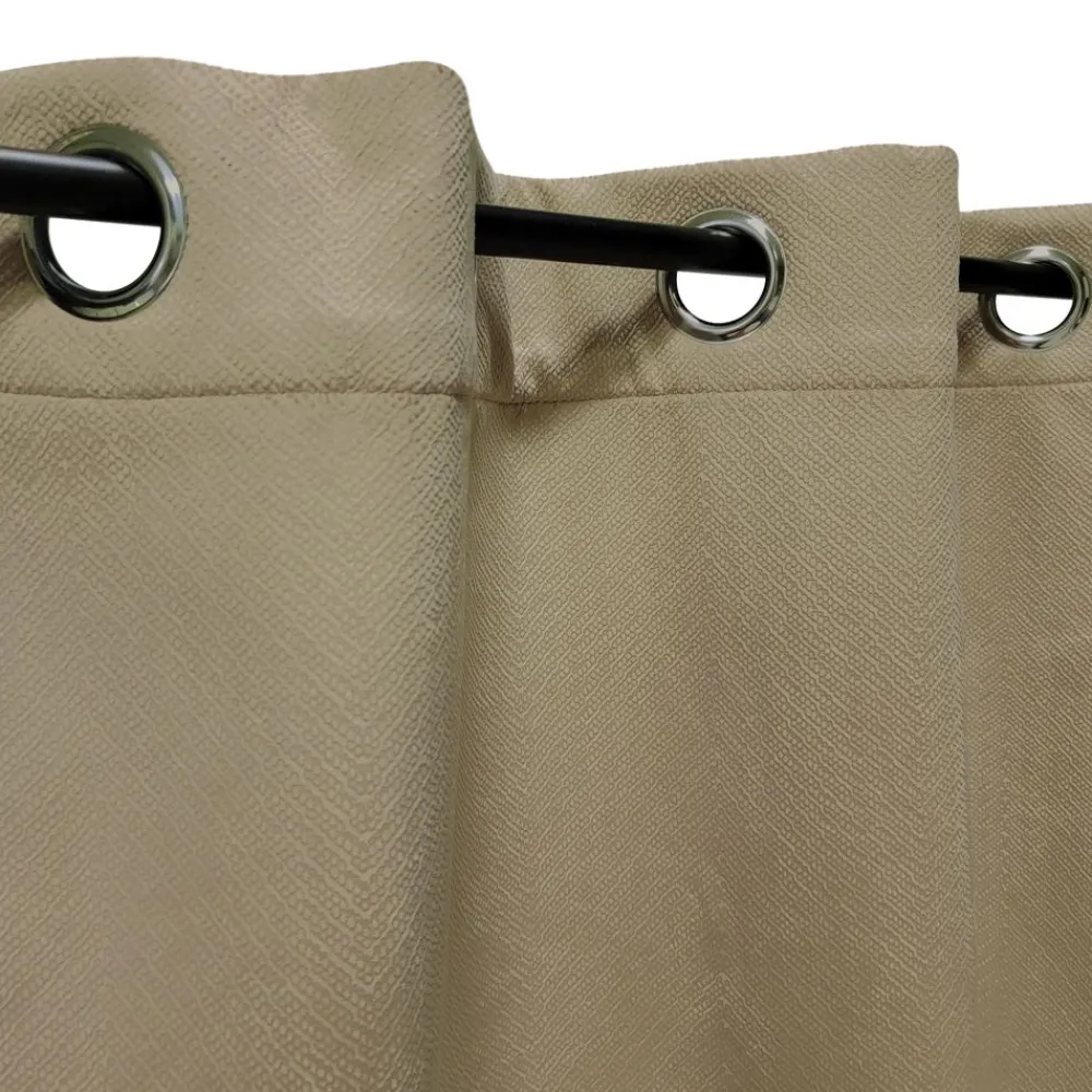 Becquet Rideau thermique velours petits motifs< Rideau Et Déco Textile|Rideau
