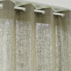 Becquet Rideau uni lin lavé qualité lourde< Rideau Et Déco Textile|Décoration Textile Unie