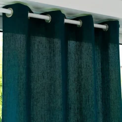 Becquet Rideau uni lin lavé qualité lourde< Rideau Et Déco Textile|Décoration Textile Unie