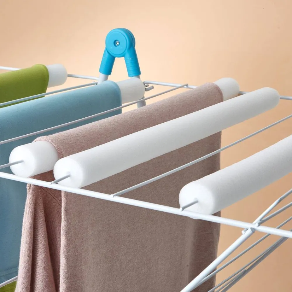 Becquet Rouleaux antipli pour séchoir - lot de 5< Entretien Du Linge Et Repassage|Accessoires De Salle De Bain