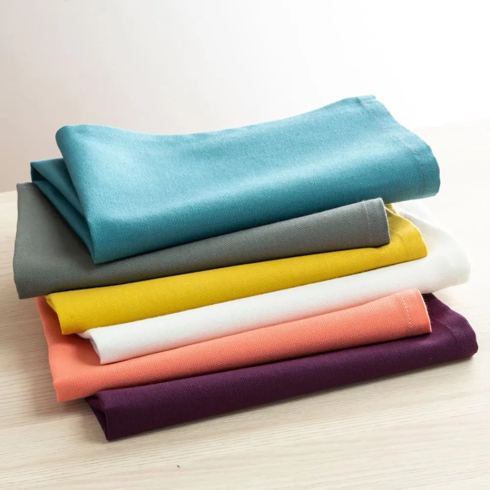 Becquet Serviettes de table coton uni Lauréat - Lot de 6< Serviette De Table|Nappe Unie