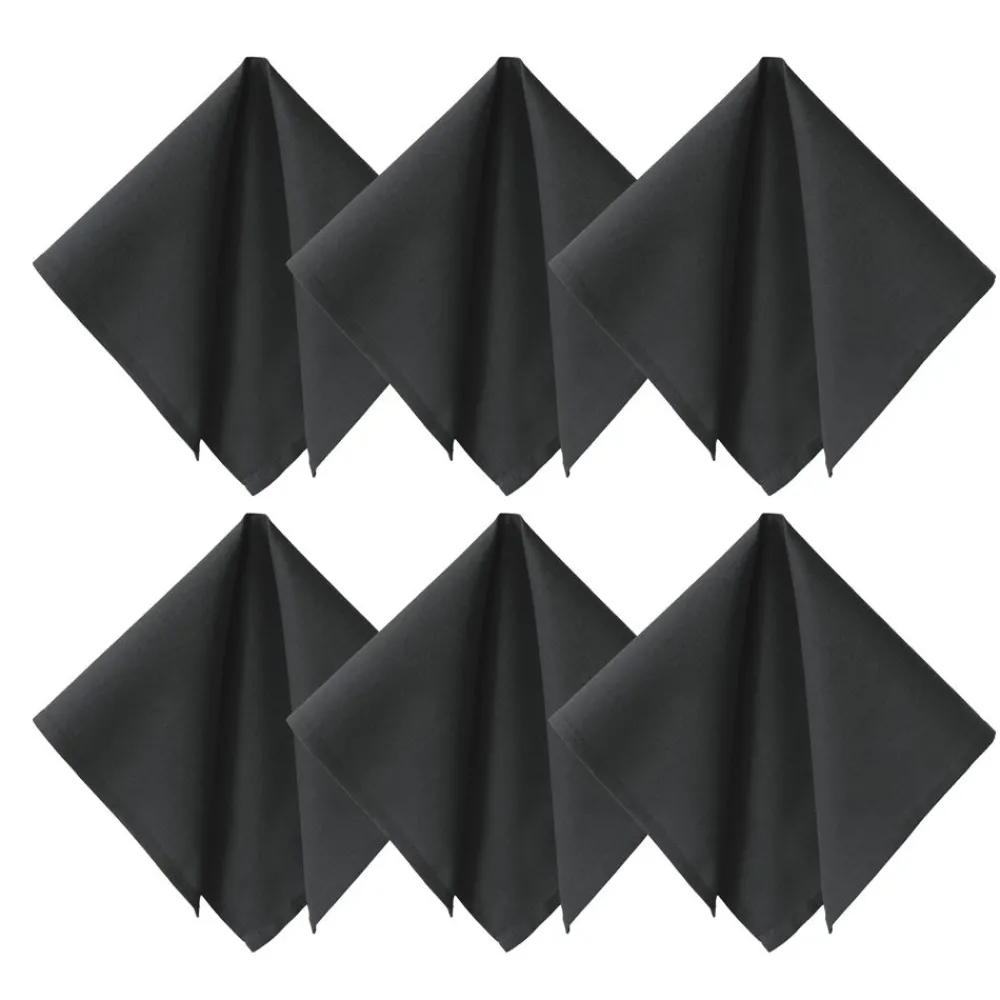 Becquet Serviettes de table coton uni Lauréat - Lot de 6< Serviette De Table|Nappe Unie
