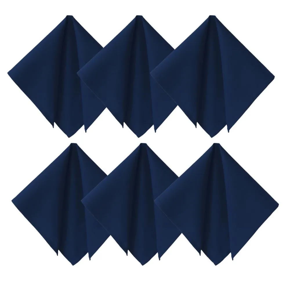Becquet Serviettes de table coton uni Lauréat - Lot de 6< Serviette De Table|Nappe Unie