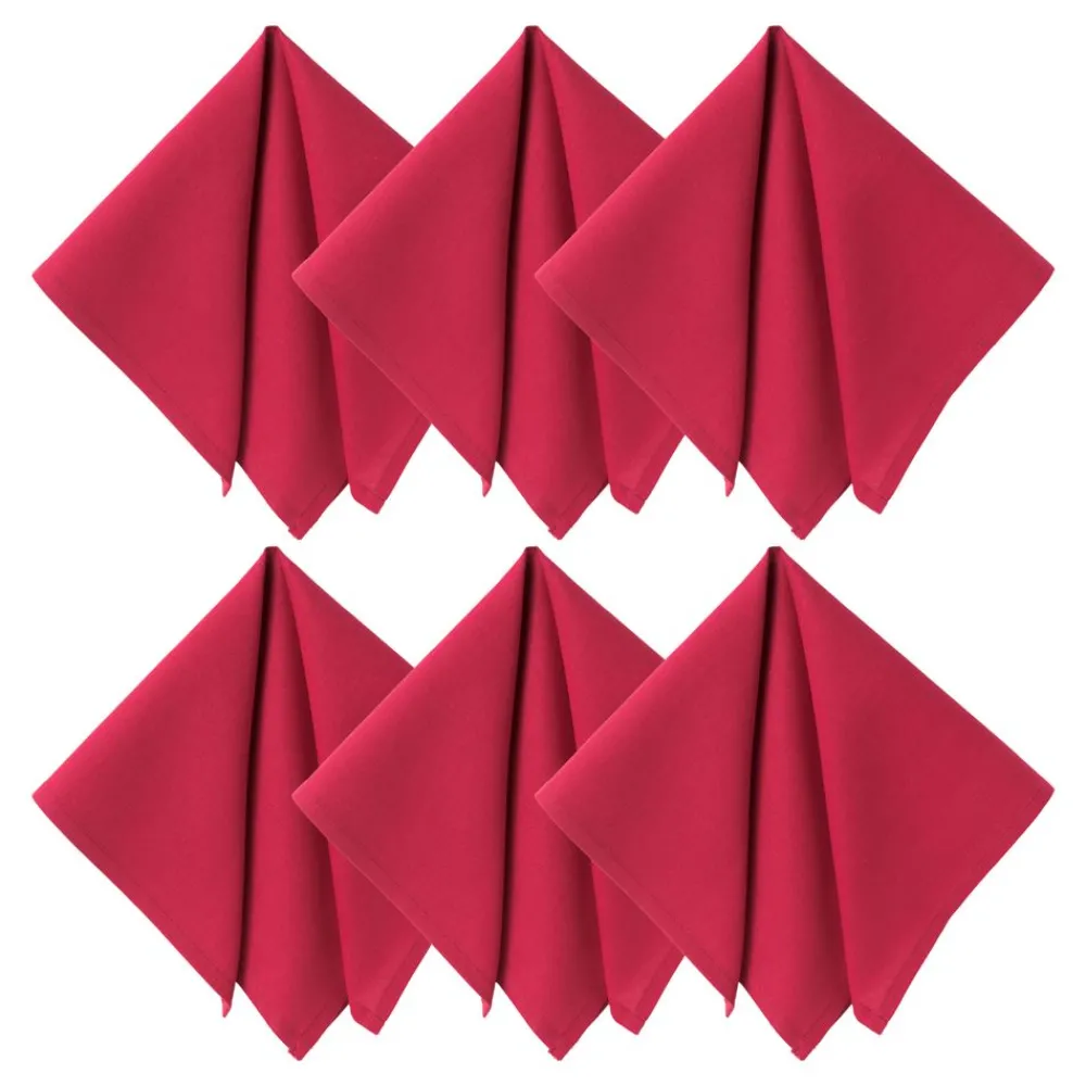 Becquet Serviettes de table coton uni Lauréat - Lot de 6< Serviette De Table|Nappe Unie