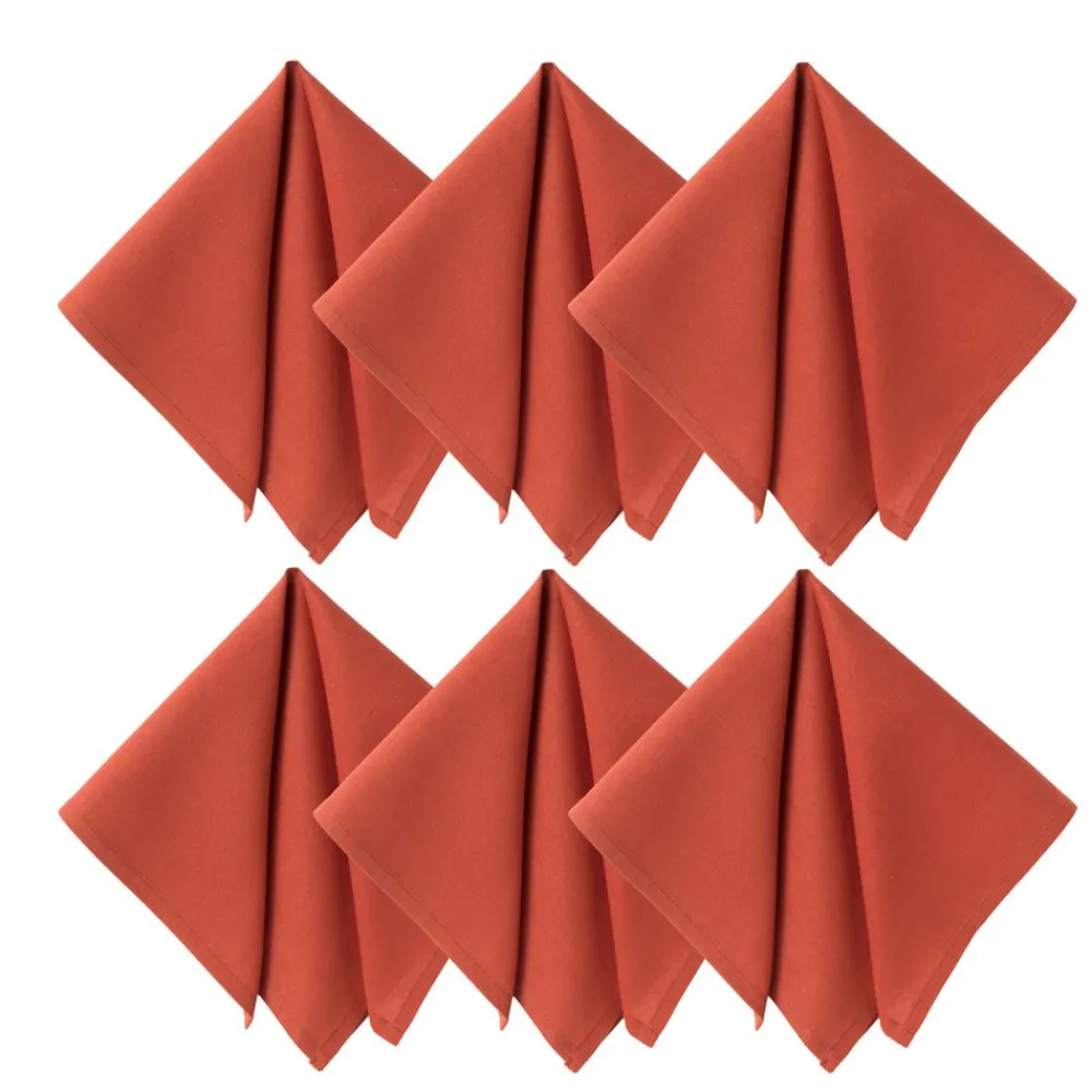 Becquet Serviettes de table coton uni Lauréat - Lot de 6< Serviette De Table|Nappe Unie
