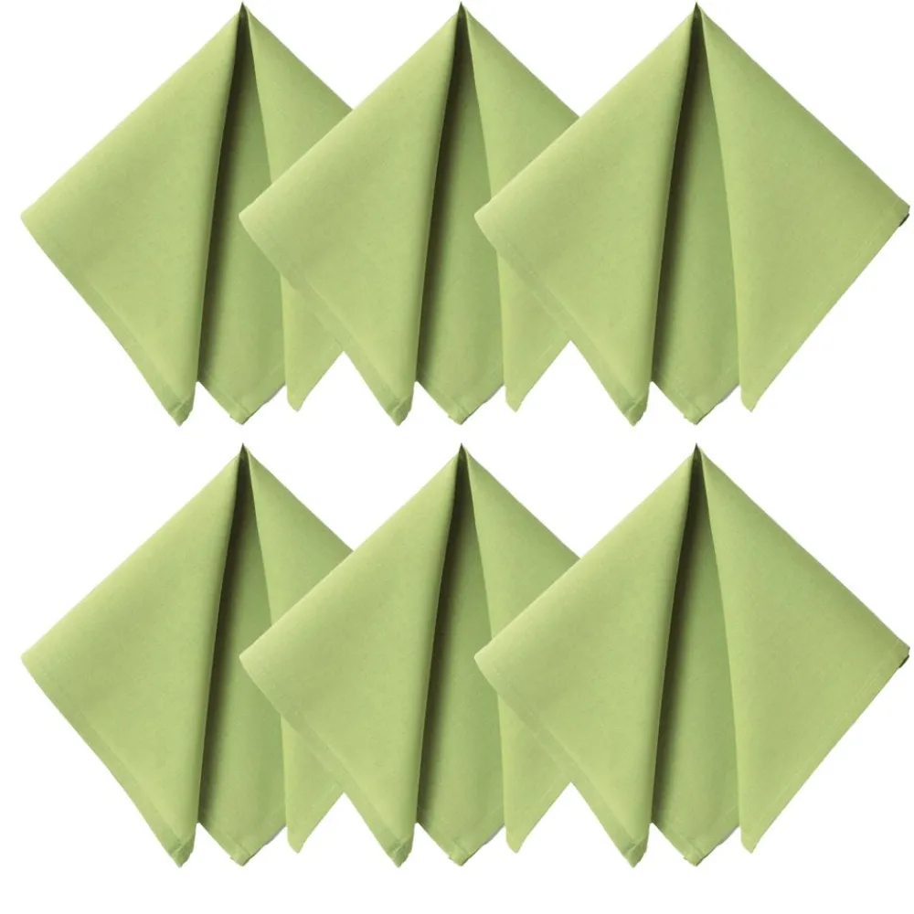 Becquet Serviettes de table coton uni Lauréat - Lot de 6< Serviette De Table|Nappe Unie