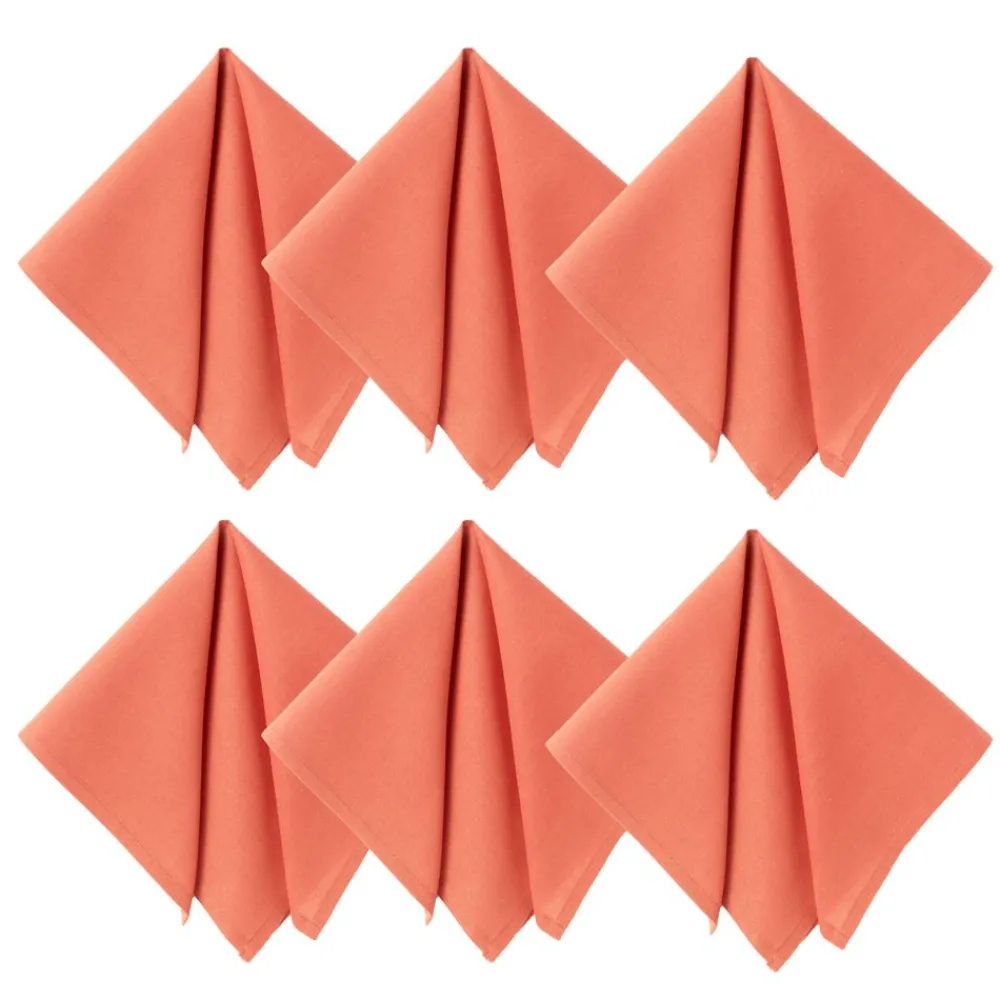 Becquet Serviettes de table coton uni Lauréat - Lot de 6< Serviette De Table|Nappe Unie