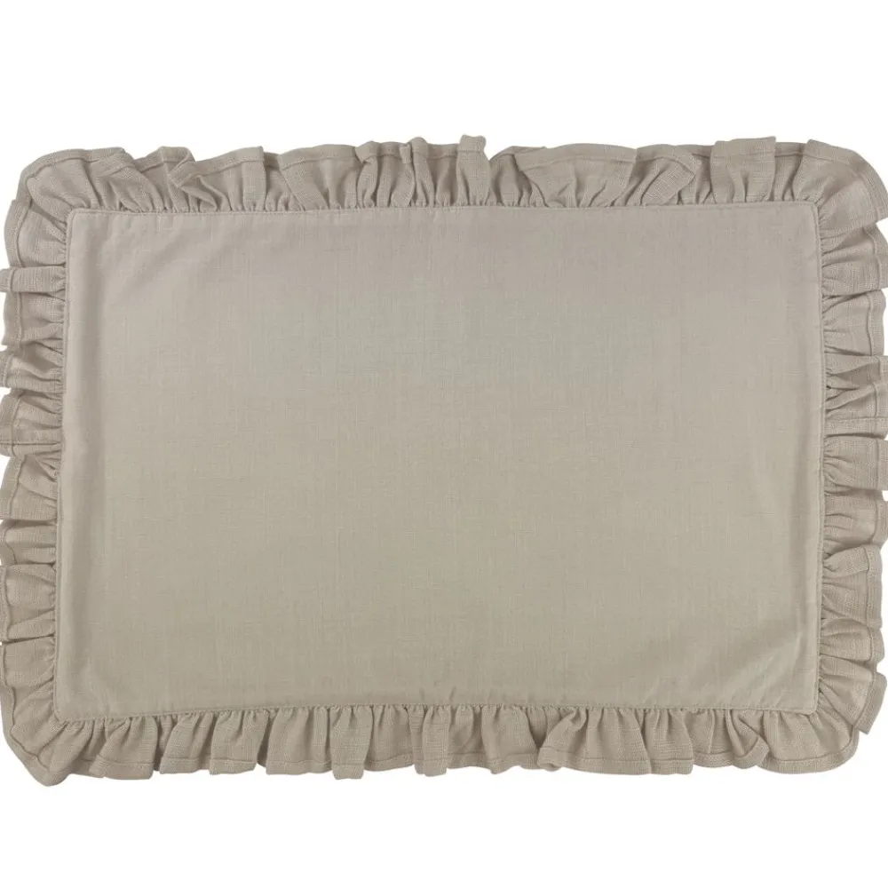Becquet Sets de table à volant - Lot de 2 - CRÉATION< Set De Table, Chemin De Table|Nappe Unie