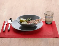 Becquet Sets de table rectangulaires colorés - Lot de 2< Set De Table, Chemin De Table