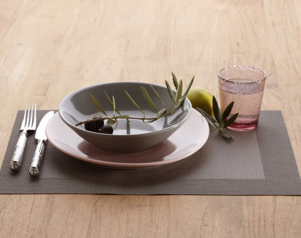 Becquet Sets de table rectangulaires colorés - Lot de 2< Set De Table, Chemin De Table