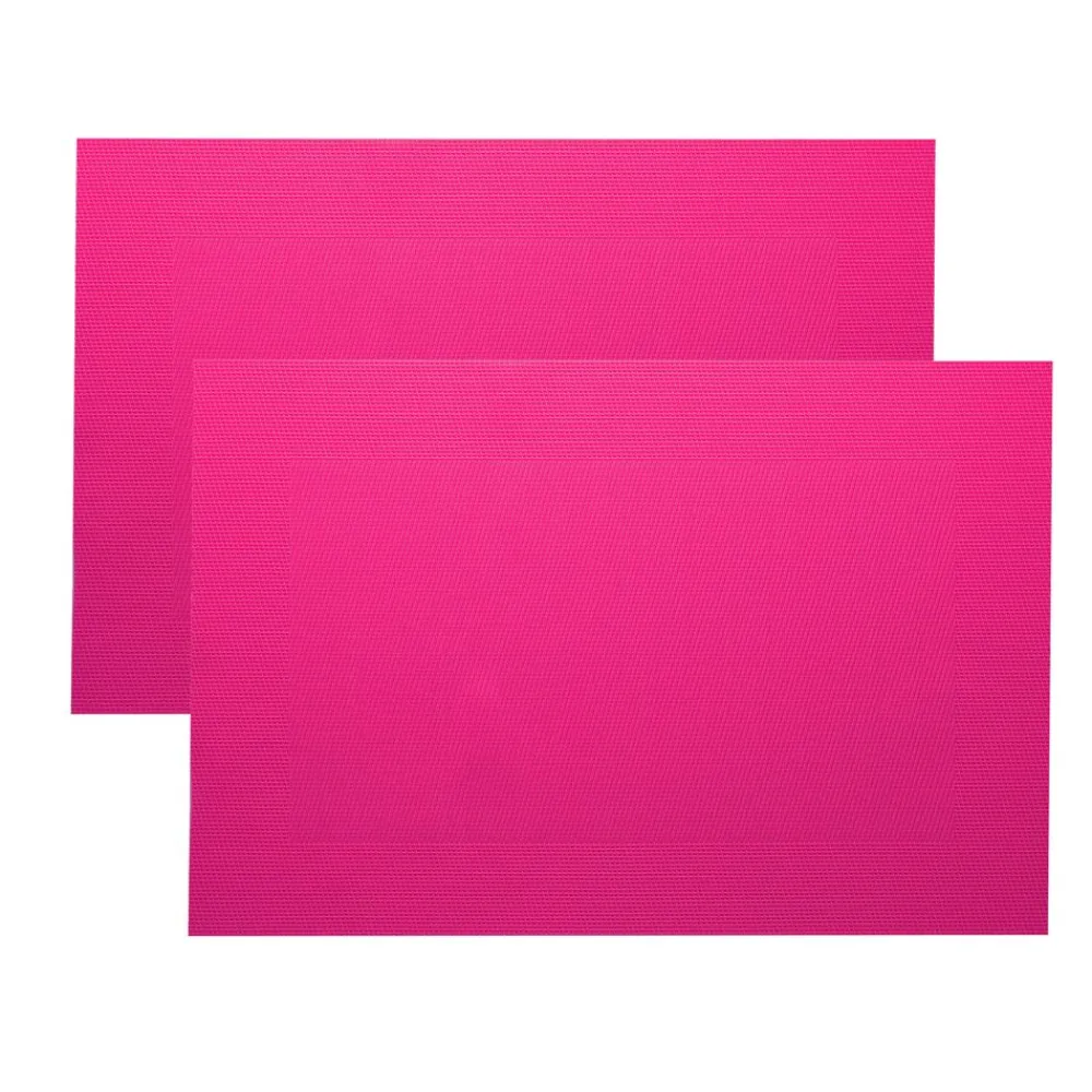 Becquet Sets de table rectangulaires colorés - Lot de 2< Set De Table, Chemin De Table