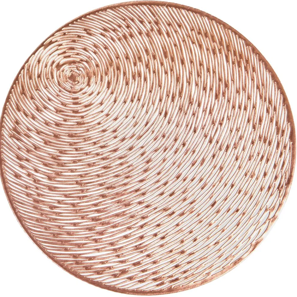 Becquet Sets de table ronds effet métallisé – Lot de 2< Set De Table, Chemin De Table