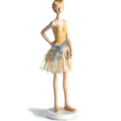 Becquet Statuette au jupon de paille< Statuette, Figurine|Décoration