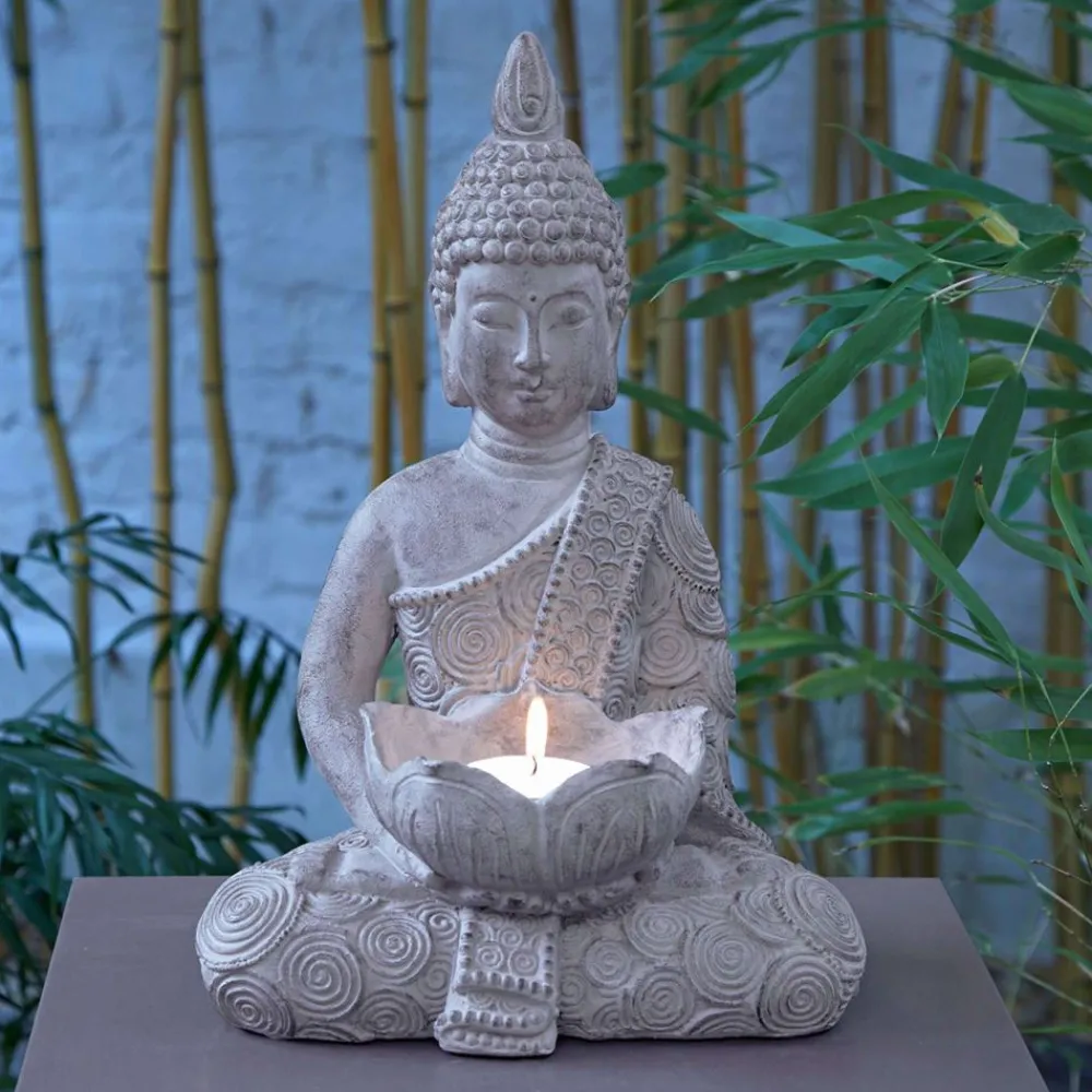 Becquet Statuette Bouddha à poser décoratif< Statuette, Figurine|Décoration