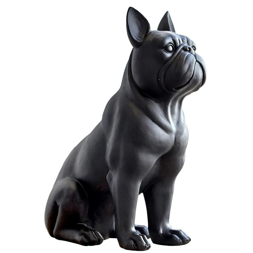 Becquet Statuette chien noir< Statuette, Figurine|Décoration