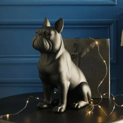 Becquet Statuette chien noir< Statuette, Figurine|Décoration