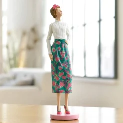 Becquet Statuette femme à la jupe fleurie - CRÉATION<Enfant Univers Des Filles|Statuette, Figurine