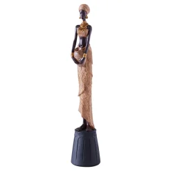 Becquet Statuette femme africaine à la jarre< Statuette, Figurine|Décoration
