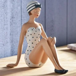 Becquet Statuette femme années 30< Statuette, Figurine|Décoration