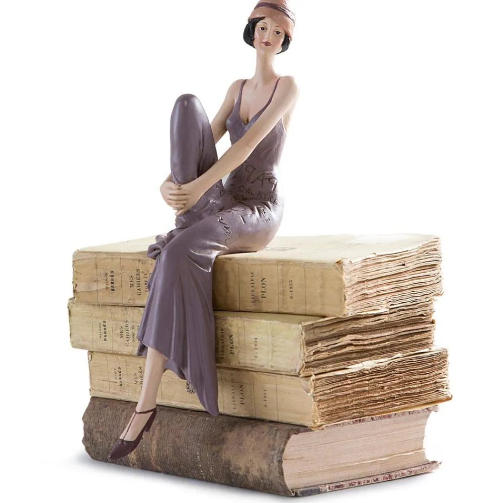 Becquet Statuette femme assise< Statuette, Figurine|Décoration