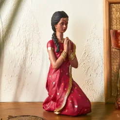 Becquet Statuette femme indienne - CRÉATION< Statuette, Figurine|Décoration