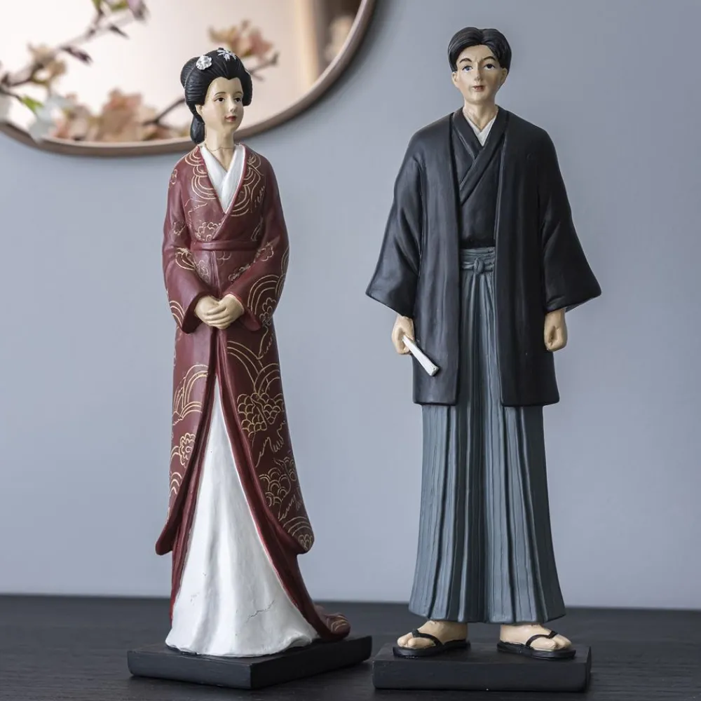 Becquet Statuette femme japonaise - CRÉATION< Statuette, Figurine|Décoration