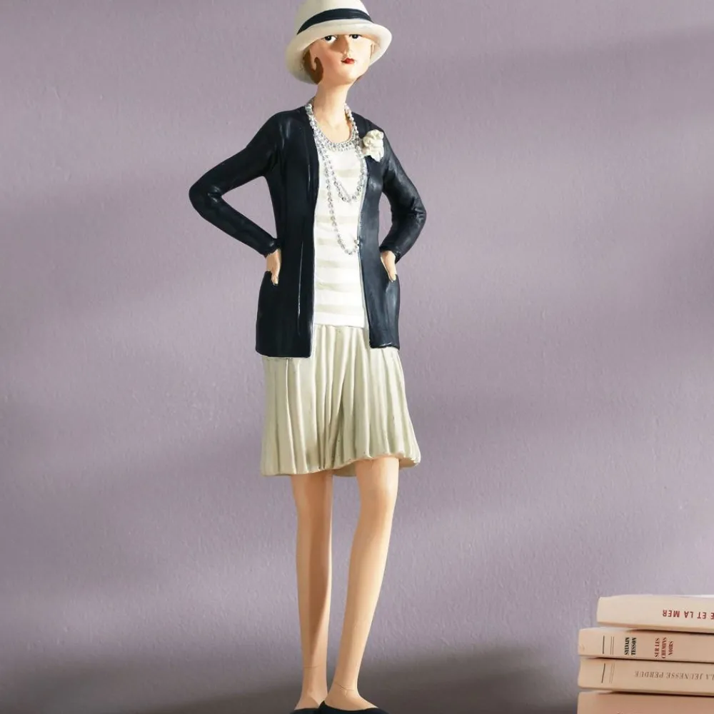 Becquet Statuette femme rétro - CRÉATION< Statuette, Figurine|Décoration