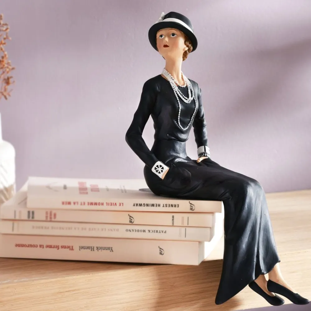 Becquet Statuette femme rétro - CRÉATION< Statuette, Figurine|Décoration