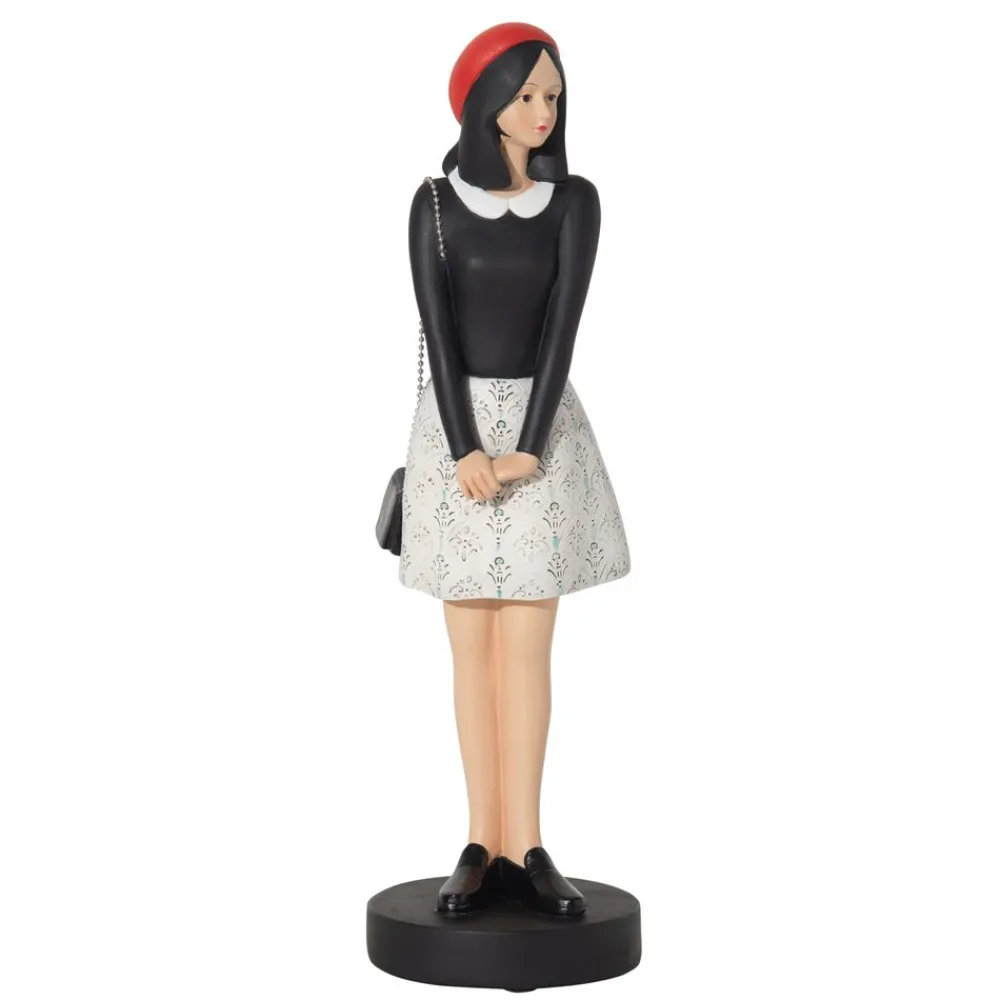 Becquet Statuette jeune femme mode parisienne - CRÉATION< Statuette, Figurine|Décoration