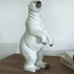 Becquet Statuette ours polaire< Statuette, Figurine|Décoration
