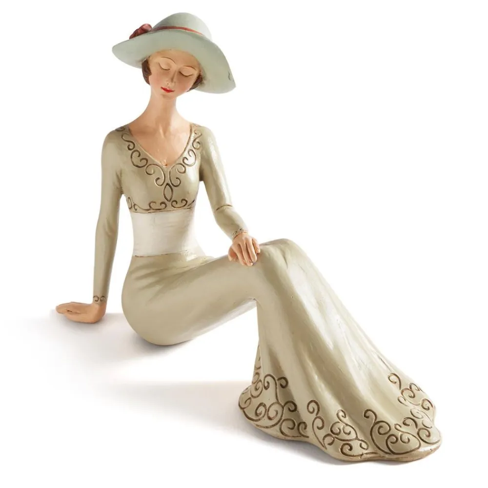Becquet Statuette rétro au chapeau - CRÉATION< Statuette, Figurine|Décoration