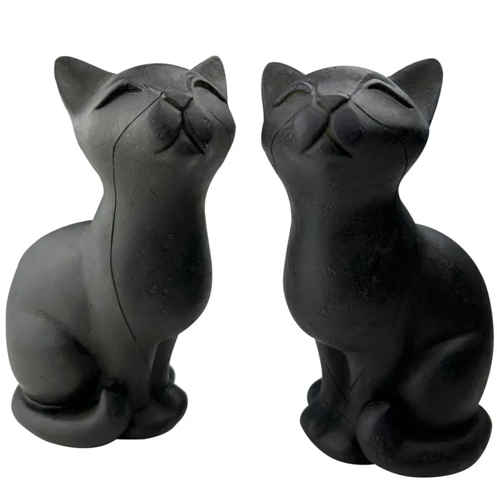 Becquet Statuette serre-livres chats< Statuette, Figurine|Décoration