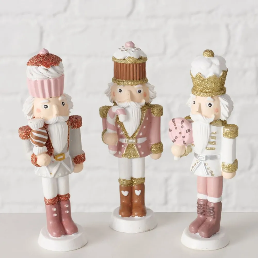 Becquet Statuettes soldats de Noël - Lot de 3< Statuette, Figurine|Décoration