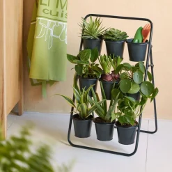 Becquet Support plantes 9 pots en métal< Entretien De La Maison|Vase, Cache-Pot