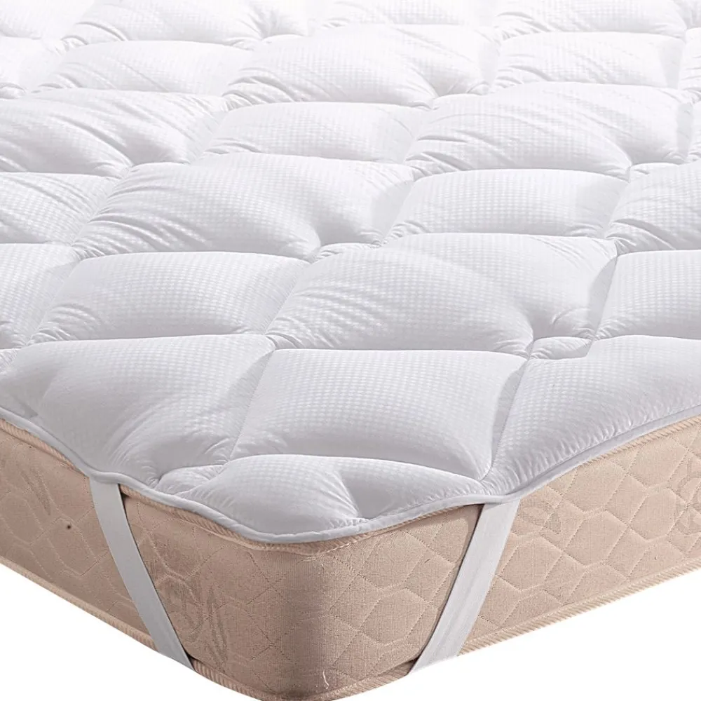 Becquet Surmatelas Microfibre Biomé matelassé 600 g/m² - ANTIACARIEN - SPÉCIAL MATELAS TROP FERME< Surmatelas