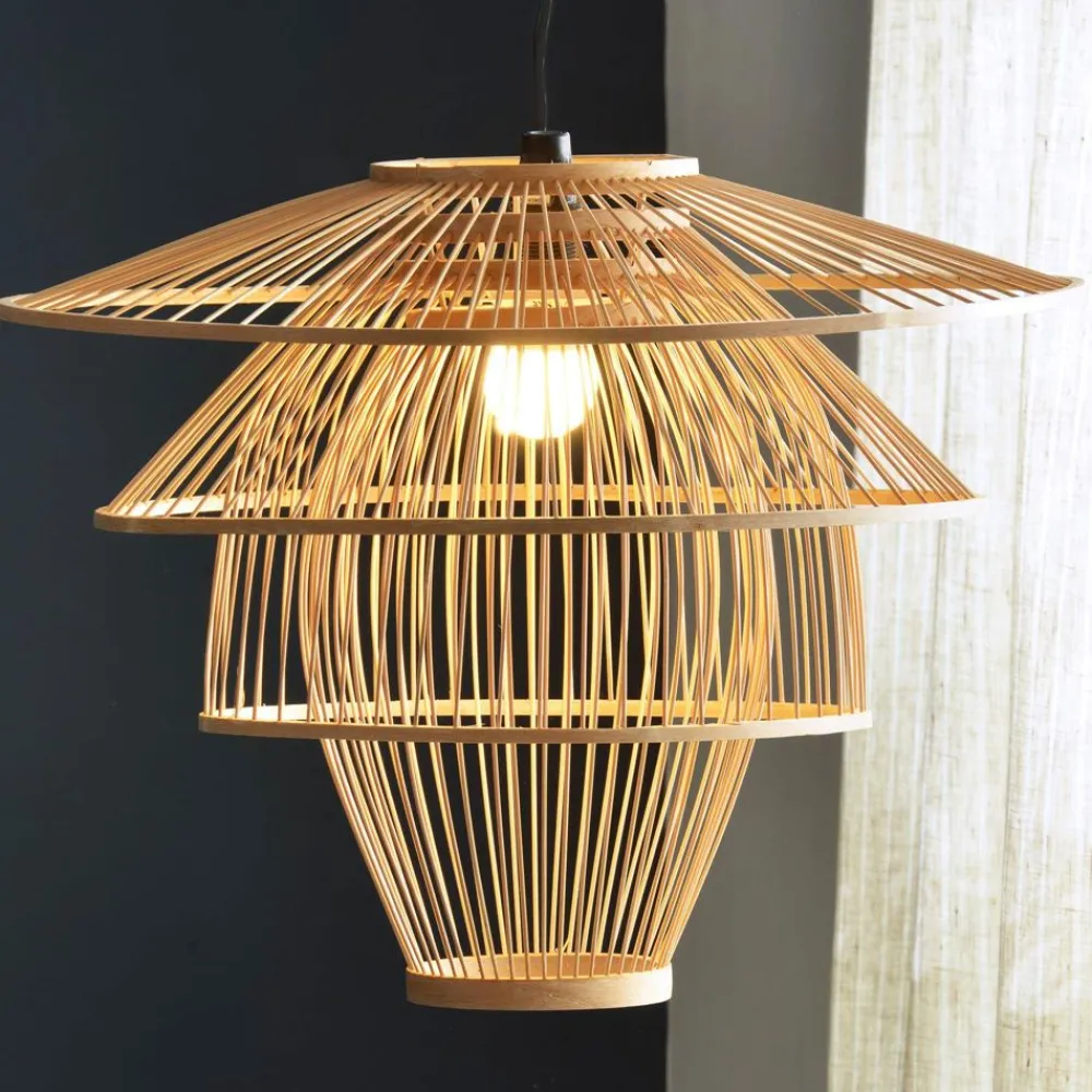 Becquet Suspension en bambou< Luminaire|Décoration