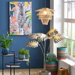 Becquet Suspension en bambou< Luminaire|Décoration