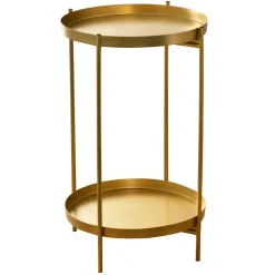 Becquet Table d'appoint double plateau< Meuble, Étagère|Décoration