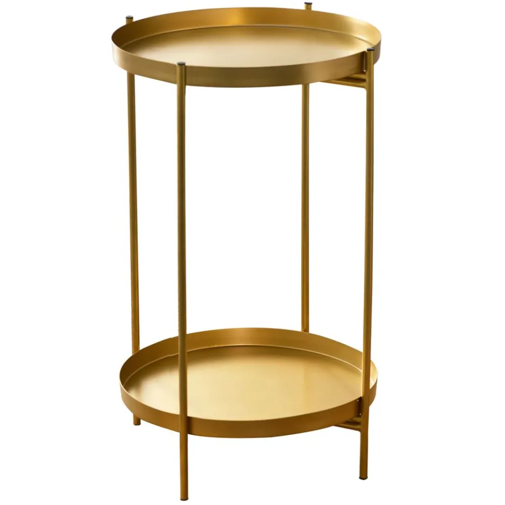 Becquet Table d'appoint double plateau< Meuble, Étagère|Décoration