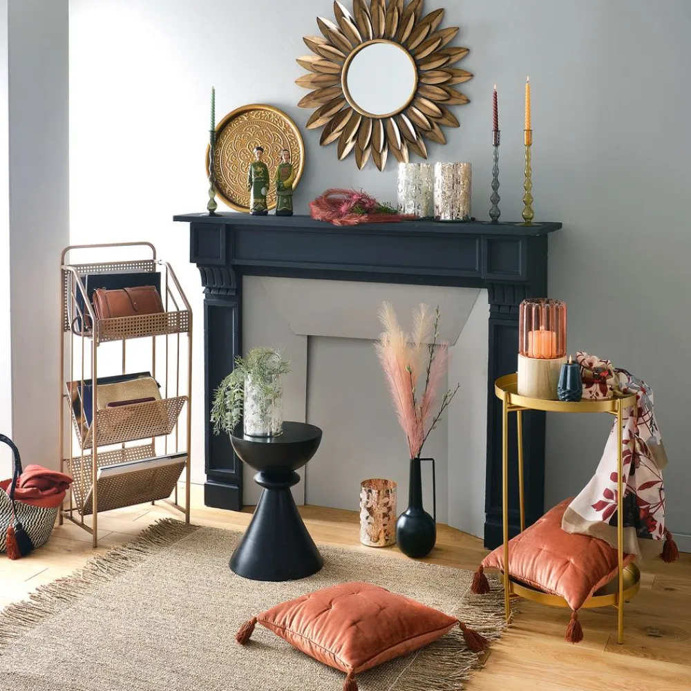 Becquet Table d'appoint double plateau< Meuble, Étagère|Décoration