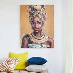 Becquet Tableau femme africaine< Décoration Murale|Décoration