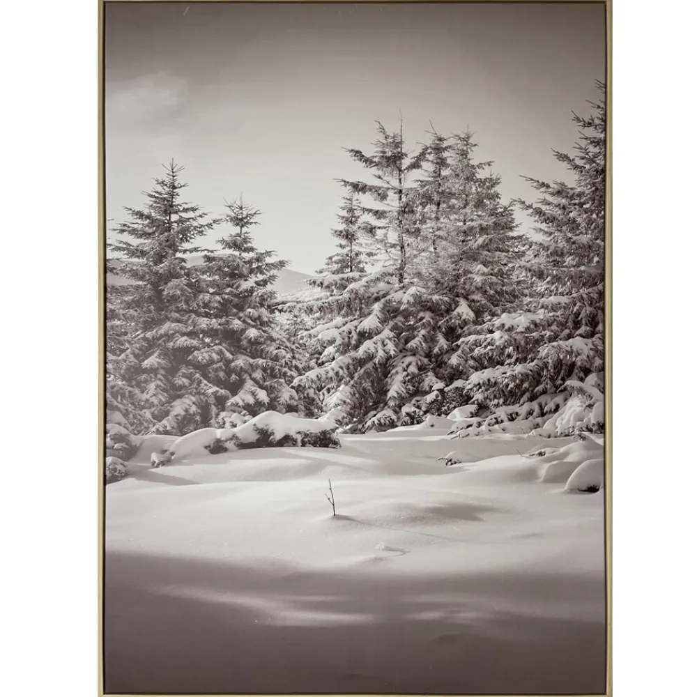 Becquet Tableau triptyque paysage enneigé< Décoration Murale|Décoration