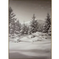 Becquet Tableau triptyque paysage enneigé< Décoration Murale|Décoration