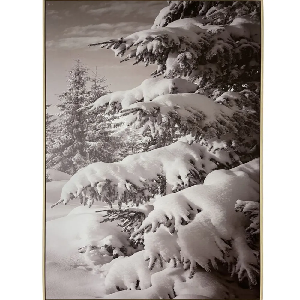 Becquet Tableau triptyque paysage enneigé< Décoration Murale|Décoration