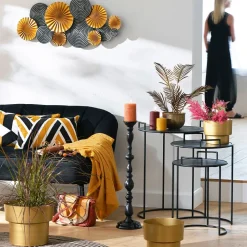 Becquet Tables gigognes en métal - set de 3< Meuble, Étagère|Décoration