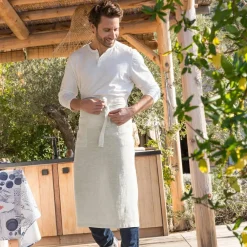 Becquet Tablier de bar en lin< Idées Cuisine|Idées Cuisine
