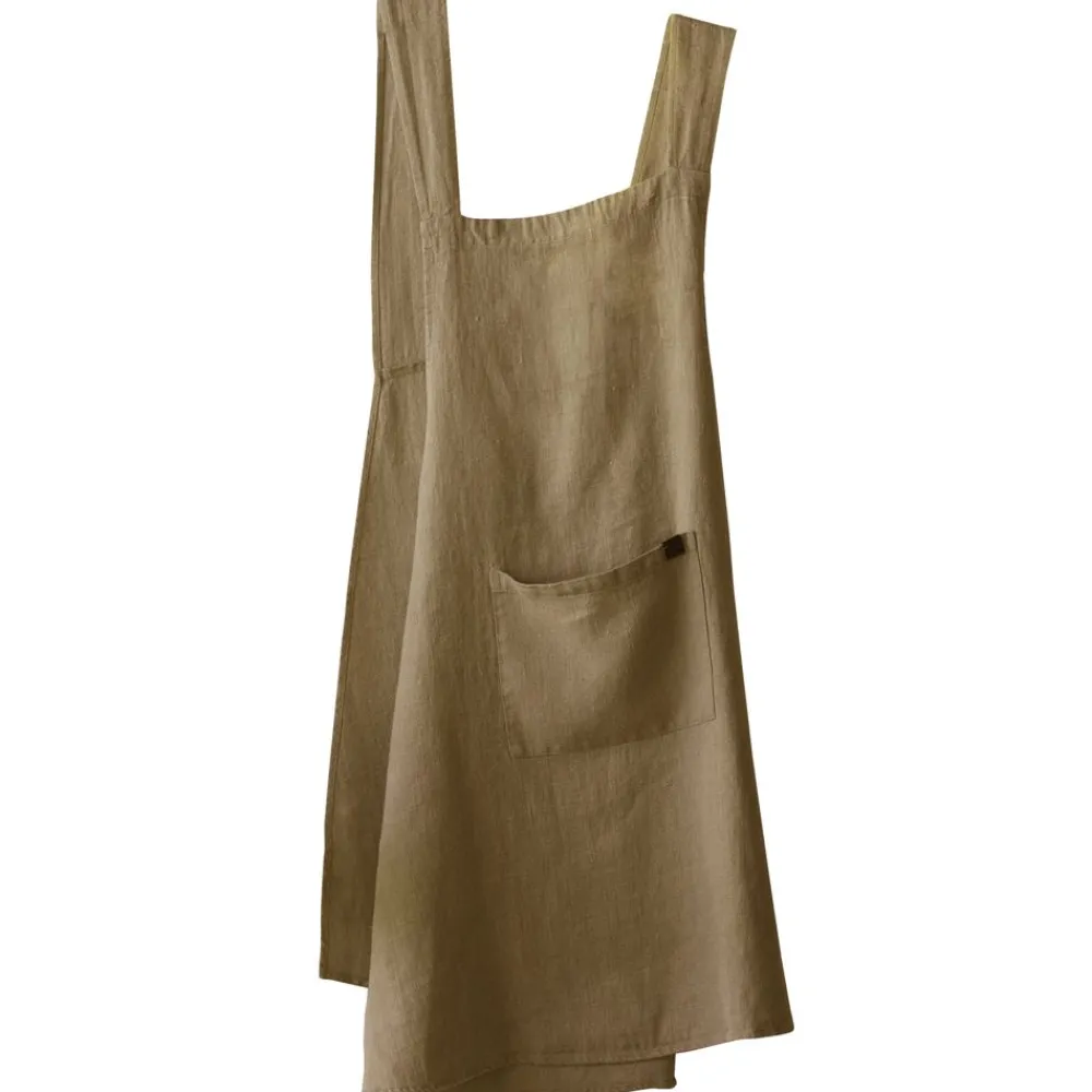 Becquet Tablier de cuisine mixte japonais en lin lavé personnalisable< Idées Cuisine|Idées Cuisine