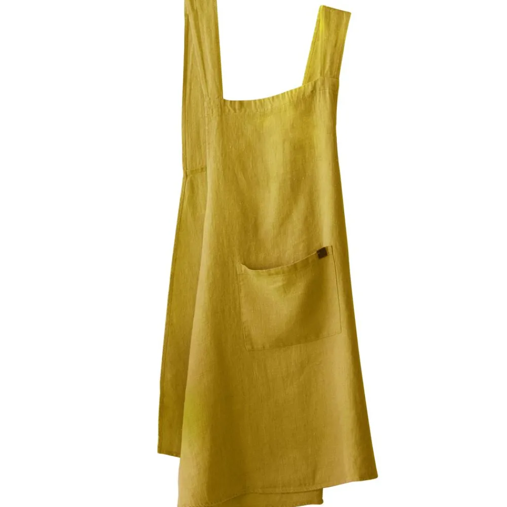 Becquet Tablier de cuisine mixte japonais en lin lavé personnalisable< Idées Cuisine|Idées Cuisine