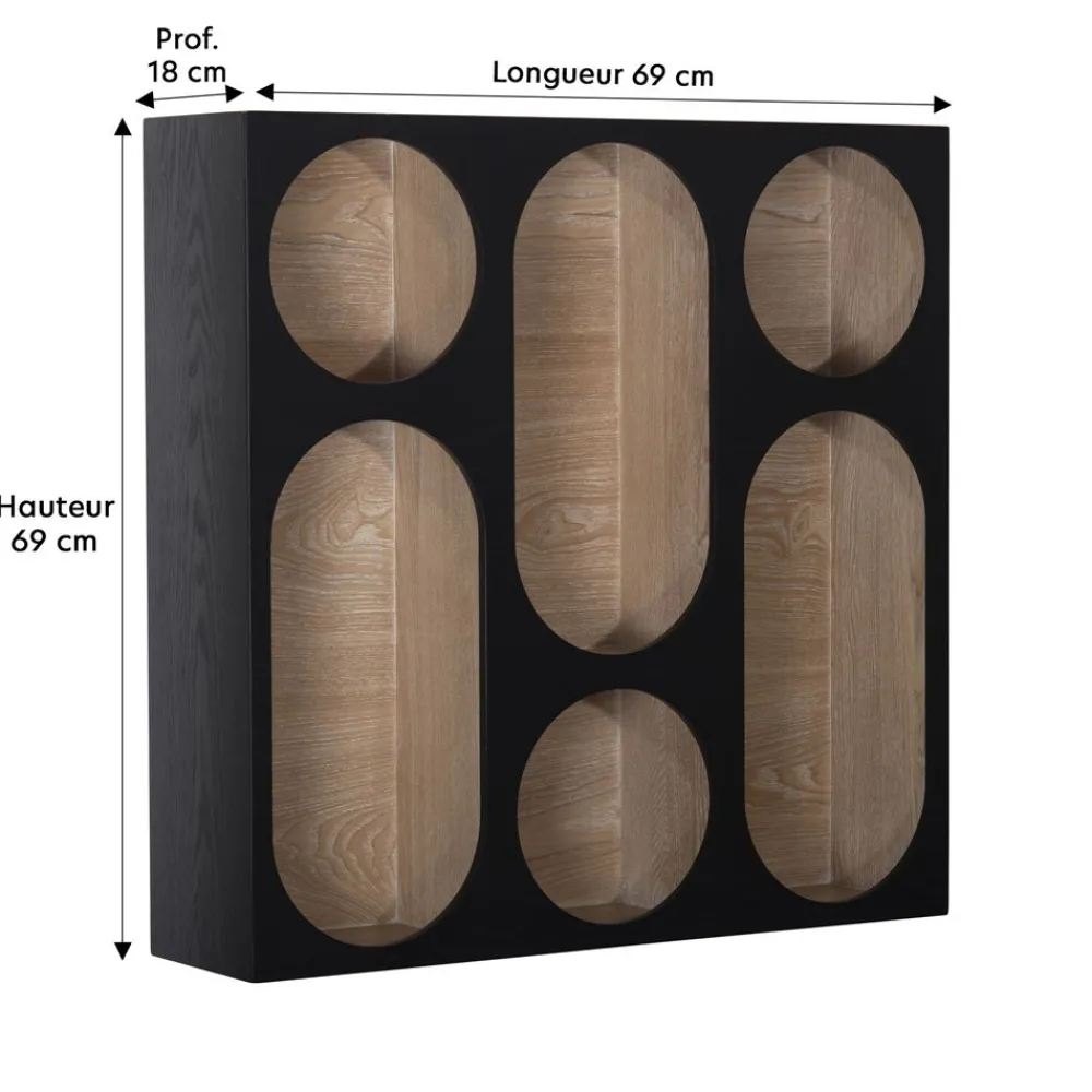 Becquet Étagère murale 6 niches< Rangement, Gain De Place|Meuble, Étagère