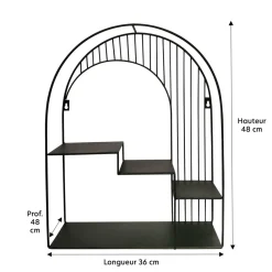 Becquet Étagère murale arrondie< Rangement, Gain De Place|Meuble, Étagère